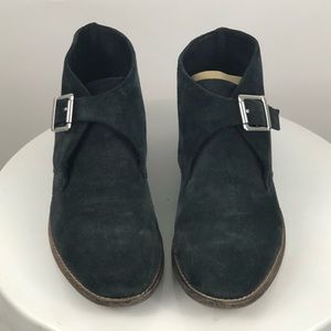 Johnston & Murphy Women’s Suede Monk Strap Boots